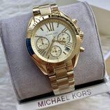  Shop Authentic Michael Kors Bradshaw Gold Dial Gold Steel Strap Watch for Women - MK5798 - Luxxuri