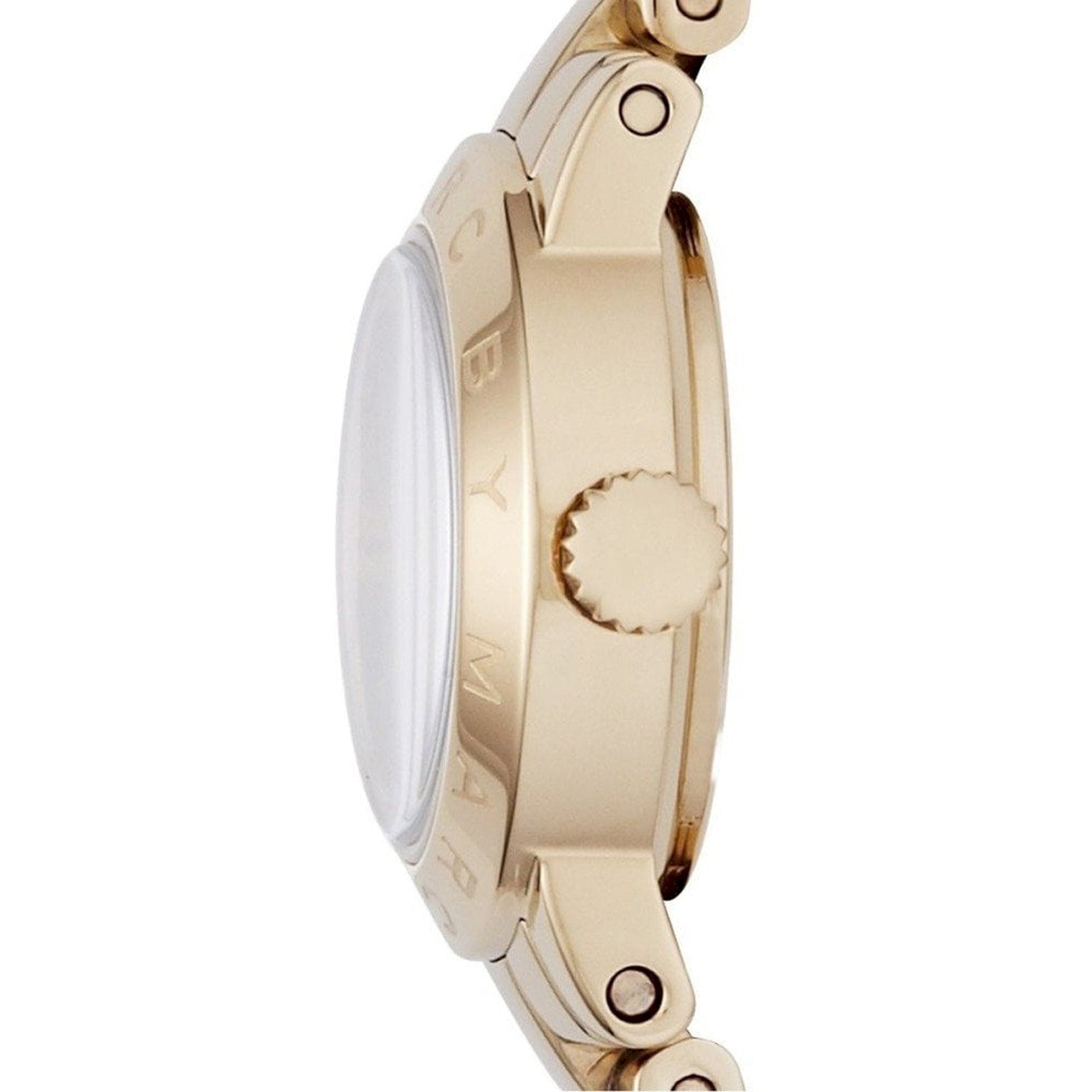  Shop Authentic Marc Jacobs Amy Dinky White Dial Gold Steel Strap Watch for Women - MBM3226 - Luxxuri