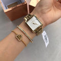  Shop Authentic Michael Kors Lake Quartz White Dial Gold Steel Strap Watch For Women - MK3644 - Luxxuri