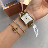  Shop Authentic Michael Kors Lake Quartz White Dial Gold Steel Strap Watch For Women - MK3644 - Luxxuri