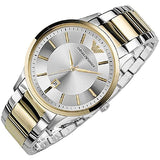  Shop Authentic Emporio Armani Renato Silver Dial Two Tone Steel Strap Watch For Men - AR2449 - Luxxuri