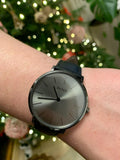  Shop Authentic Hugo Boss Modern Grey Dial Black Leather Strap Watch for Men - 1513540 - Luxxuri