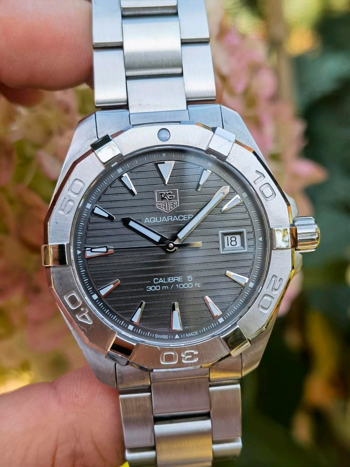  Shop Authentic Tag Heuer Aquaracer Anthracite Dial Watch for Men - WAY2113.BA0928 - Luxxuri