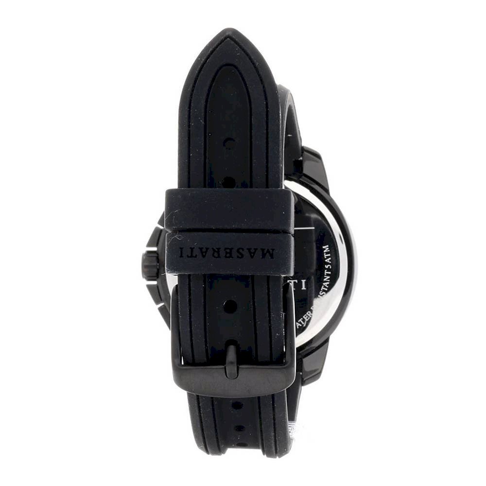  Shop Authentic Maserati SFIDA Black Dial Black Rubber Strap Watch For Men - R8851123004 - Luxxuri