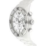  Shop Authentic Emporio Armani Ceramic Chronograph White Dial White Ceramic Strap Watch For Men - AR1424 - Luxxuri