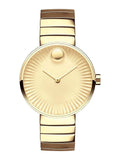  Shop Authentic Movado Edge Gold Dial Gold Steel Strap Watch for Women - 3680014 - Luxxuri