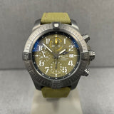  Shop Authentic Breitling Avenger Chronograph 45mm Green Dial Green Nylon Strap Watch for Men - V13317101L1X1 - Luxxuri