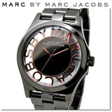  Shop Authentic Marc Jacobs Henry Skeleton Black Dial Black Steel Strap Watch for Women - MBM3254 - Luxxuri