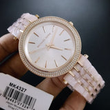  Shop Authentic Michael Kors Darci Rose Gold Dial Two Tone Steel Strap Watch for Women - MK4327 - Luxxuri