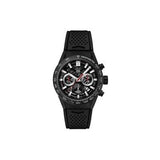  Shop Authentic Tag Heuer Carrera Chronograph Steel & Ceramic Black Dial Black Rubber Strap Watch for Men - CBG2090.FT6145 - Luxxuri
