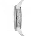 Burberry The City Chronograph Silver Dial Silver Steel Strap Watch for Men - BU9350