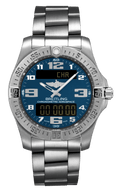  Shop Authentic Breitling Aerospace Evo Blue Dial Silver Steel Strap Watch for Men - E79363101C1E1 - Luxxuri