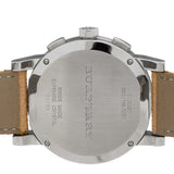  Shop Authentic Burberry The City Chronograph White Dial Haymarket Leather Strap Watch For Men - BU9360 - Luxxuri