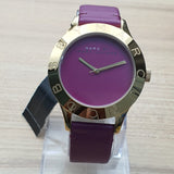  Shop Authentic Marc Jacobs Purple Dial Purple Leather Strap Watch for Women - MBM1209 - Luxxuri
