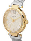  Shop Authentic Guess Soho Diamonds Silver Dial Silver Mesh Bracelet Watch for Women - W0638L7 - Luxxuri