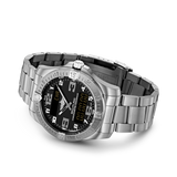  Shop Authentic Breitling Aerospace Evo Black Dial Silver Steel Strap Watch for Men - E79363101B1E1 - Luxxuri
