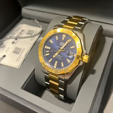  Shop Authentic Tag Heuer Aquaracer Calibre 5 Blue Dial Two Tone Steel Strap Watch for Women - WBD2120.BB0930 - Luxxuri