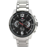  Shop Authentic Tommy Hilfiger Decker Quartz Black Dial Silver Steel Strap Watch for Men - 1791472 - Luxxuri