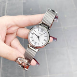  Shop Authentic Guess Soho Silver DIal Stainless Steel Mesh Bracelet Watch For Women - W0638L1 - Luxxuri