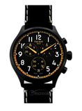  Shop Authentic Tissot Chrono XL Vintage Chronograph Black Dial Black Leather Strap Watch For Men - T116.617.36.052.02 - Luxxuri