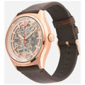  Shop Authentic Emporio Armani Meccanico White Skeleton Dial Brown Leather Strap Watch For Men - AR60005 - Luxxuri