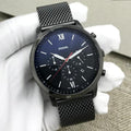  Shop Authentic Fossil Neutra Chronograph Blue Dial Silver Mesh Bracelet Watch for Men - FS5383 - Luxxuri