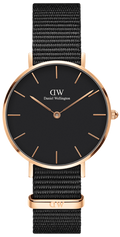  Shop Authentic Daniel Wellington Classic Bayswater Black Dial Black NATO Strap Watch For Women - DW00100281 - Luxxuri