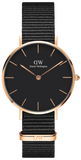  Shop Authentic Daniel Wellington Classic Bayswater Black Dial Black NATO Strap Watch For Women - DW00100281 - Luxxuri