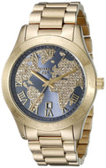  Shop Authentic Michael Kors Layton Pave Blue Dial Gold Steel Strap Watch for Women - MK6243 - Luxxuri