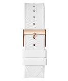  Shop Authentic Guess Raven Diamonds Rose Gold Dial White Silicone Strap Watch for Women - GW0105L3 - Luxxuri