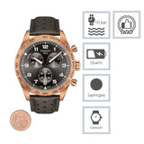  Shop Authentic Tissot T Sport PRS 516 Chronograph Grey Dial Grey Leather Strap Watch for Men - T131.617.36.082.00 - Luxxuri