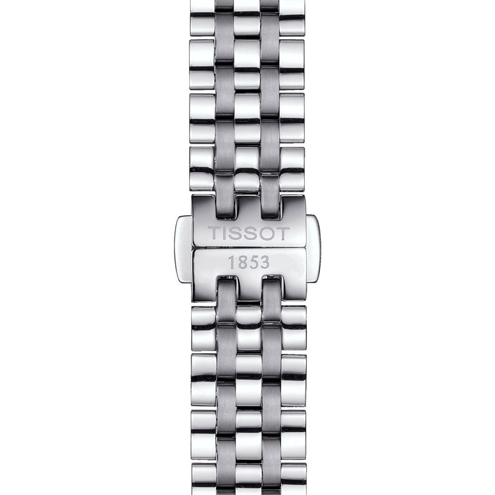  Shop Authentic Tissot T Classic Carson Premium Automatic Lady Silver Dial Silver Steel Strap Watch for Women - T122.207.11.033.00 - Luxxuri