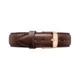  Shop Authentic Daniel Wellington Dapper Bristol White Dial Brown Leather Strap Watch For Women - DW00100094 - Luxxuri