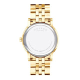  Shop Authentic Movado Museum Classic Quartz Black Dial Gold Steel Strap Watch for Men - 0607203 - Luxxuri