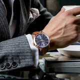  Shop Authentic Maserati Epoca Blue Dial Brown Leather Strap Watch For Men - R8851118001 - Luxxuri