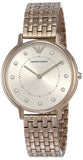  Shop Authentic Emporio Armani Dress Quartz Rose Gold Dial Rose Gold Steel Strap Watch For Women - AR11062 - Luxxuri