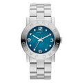  Shop Authentic Marc Jacobs Amy Blue Dial Silver Steel Strap Watch for Women - MBM3274 - Luxxuri