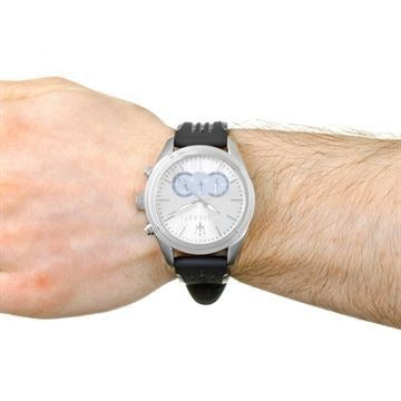  Shop Authentic Maserati Traguardo Chronograph Silver Dial Black Rubber Strap Watch for Men - R8871612012 - Luxxuri