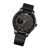  Shop Authentic Tommy Hilfiger Damon Quartz Black Dial Black Mesh Bracelet Watch for Men - 1791420 - Luxxuri