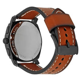 Shop Authentic Fossil Machine Chronograph Black Dial Brown Leather Strap Watch for Men - FS5234 - Luxxuri