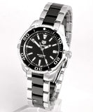  Shop Authentic Tag Heuer Aquaracer Quartz Diamonds Black Dial Two Tone Steel Strap Watch for Women - WAY131G.BA0913 - Luxxuri