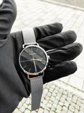  Shop Authentic Calvin Klein Even Black Dial Silver Mesh Bracelet Watch for Women - K7B21121 - Luxxuri