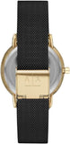  Shop Authentic Armani Exchange Lola Three Hand Black Dial Black Mesh Strap Watch For Women - AX5548 - Luxxuri