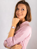  Shop Authentic Emporio Armani Kappa Mother Of Pearl White Dial Pink Leather Strap Watch For Women - AR11130 - Luxxuri