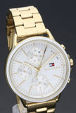  Shop Authentic Tommy Hilfiger Carly White Dial Gold Steel Strap Watch for Women - 1781786 - Luxxuri