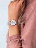 Shop Authentic Emporio Armani Gianni T Bar White Dial Two Tone Steel Strap Watch For Women - AR1926 - Luxxuri