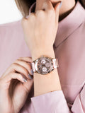  Shop Authentic Guess Frontier Diamonds Rose Gold Dial Pink Rubber Strap Watch For Women - W1160L5 - Luxxuri