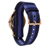  Shop Authentic Daniel Wellington Classic Swansea White Dial Two Tone Nylon Strap Watch For Women - 0504DW - Luxxuri