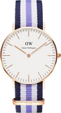  Shop Authentic Daniel Wellington Classic Trinity White Dial Three Tone Nylon Strap Watch For Women - 0509DW - Luxxuri