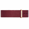  Shop Authentic Daniel Wellington Classic Roselyn White Dial Maroon Nylon Strap Watch For Women - DW00100267 - Luxxuri